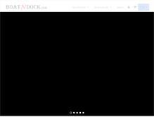 Tablet Screenshot of boatndock.com